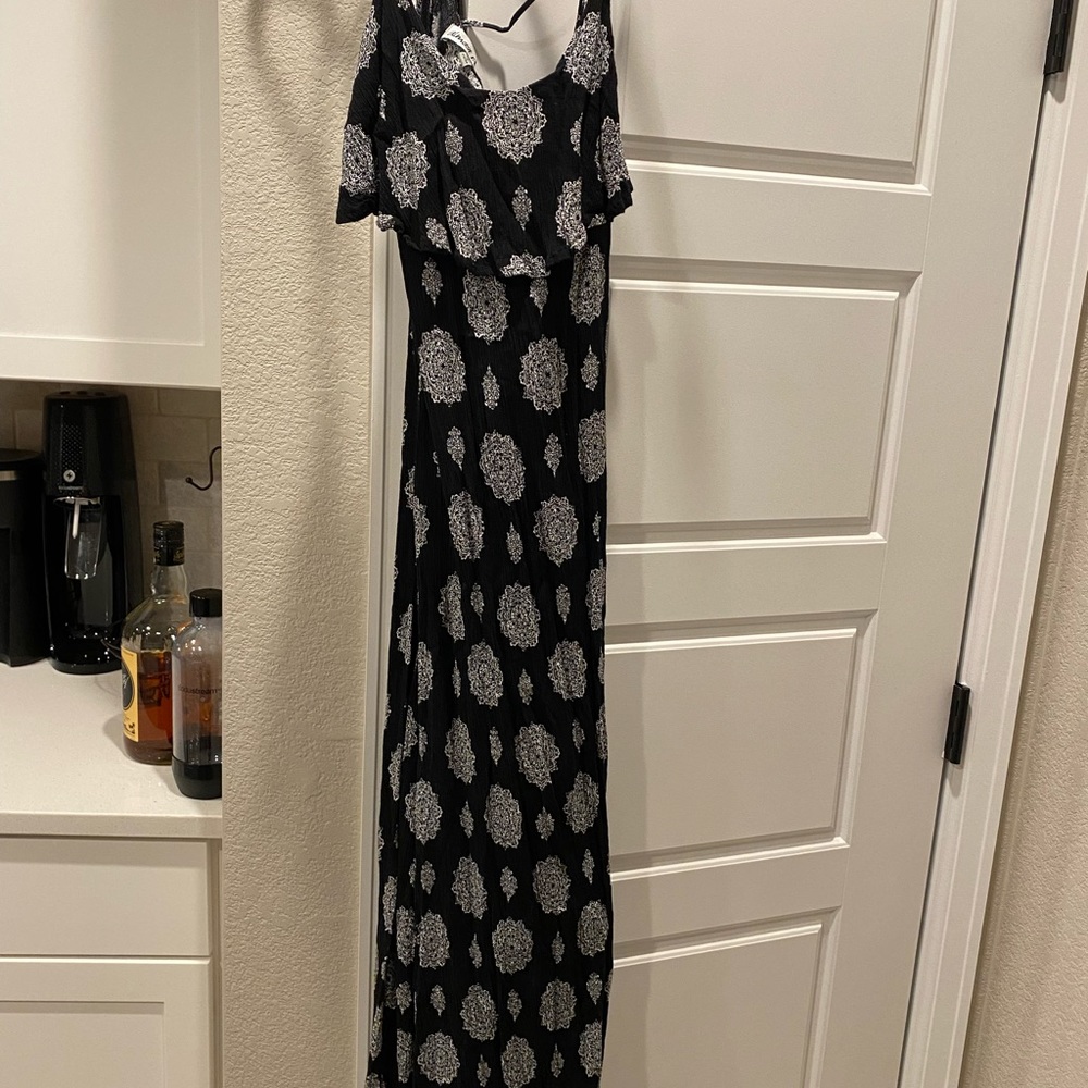 Black and White Maxi Dress
